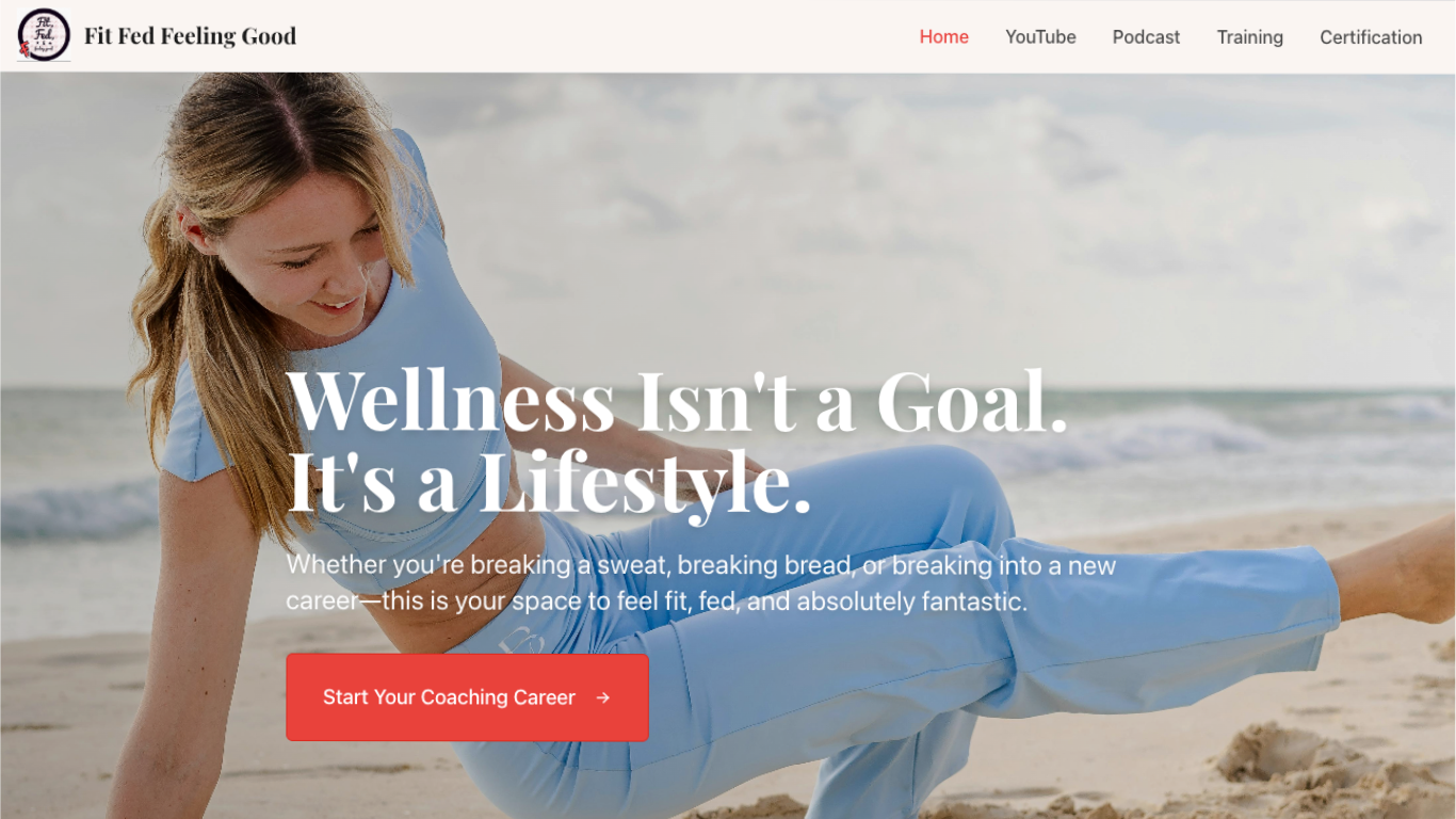 Fit Fed Feeling Good - Wellness isn't a goal, it's a lifestyle. Virtual fitness coaching and community platform